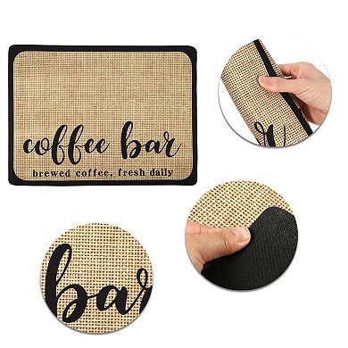1 Pcs Drain Pad, No-rinse Durable Dish Drying Mat For Kitchen, Khaki, 15.75"x11.81"