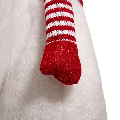 Glitzhome 25.59" H Fabric Christmas Gnome Standing Decor, Decorative Christmas Tabletop Decoration