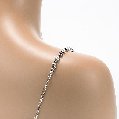 1 Pair Metal Shoulder Straps, Bra Strap, Replacement Shoulder Straps, Silver Tone