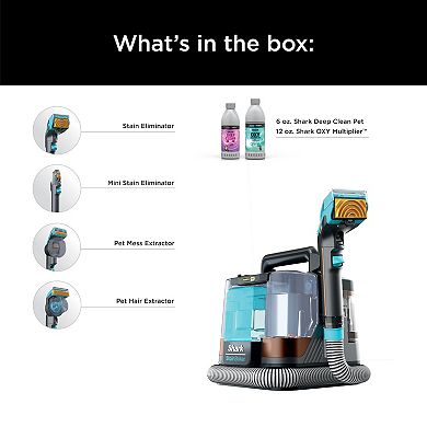 Shark StainStriker HairPro Pet Portable Carpet, Area Rug & Upholstery Cleaner