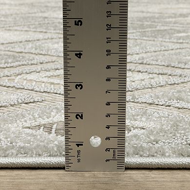 StyleHaven Tierra Tonal Diamonds Mixed Pile Area Rug