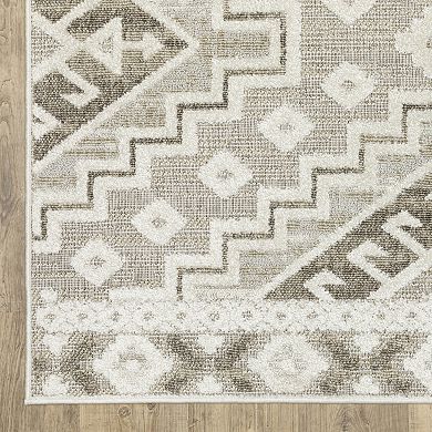 StyleHaven Tierra Southwestern Inspirations Mixed Pile Area Rug