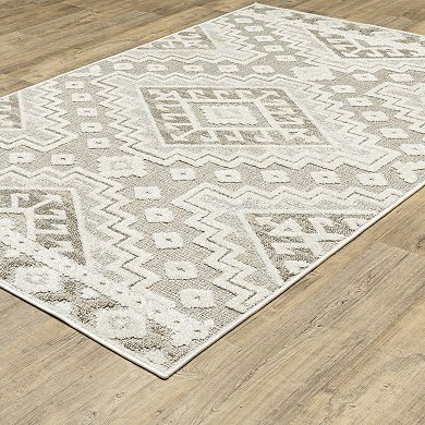 StyleHaven Tierra Southwestern Inspirations Mixed Pile Area Rug
