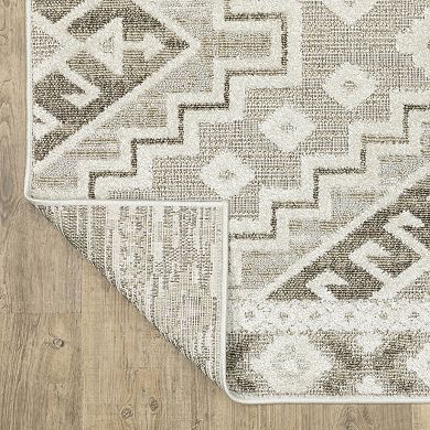 StyleHaven Tierra Southwestern Inspirations Mixed Pile Area Rug
