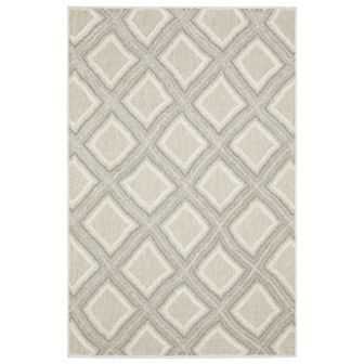 StyleHaven Tierra Textured Diamonds Mixed Pile Area Rug