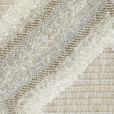 StyleHaven Tierra Textured Diamonds Mixed Pile Area Rug
