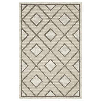 StyleHaven Tierra Diamond Lattice Mixed Pile Area Rug