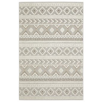 StyleHaven Tierra Tribal Lines Mixed Pile Area Rug