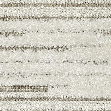 StyleHaven Tierra Distressed Lines Mixed Pile Area Rug