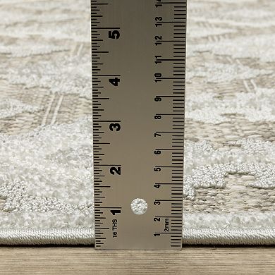 StyleHaven Tierra Global Medallions Mixed Pile Area Rug