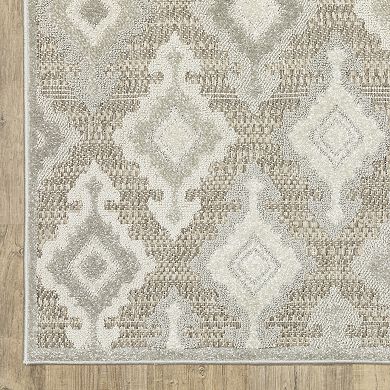 StyleHaven Tierra Global Medallions Mixed Pile Area Rug