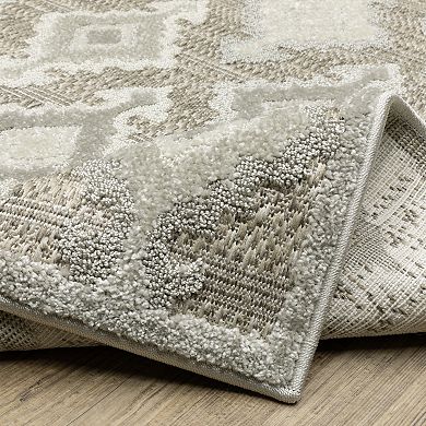 StyleHaven Tierra Global Medallions Mixed Pile Area Rug