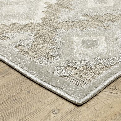 StyleHaven Tierra Global Medallions Mixed Pile Area Rug