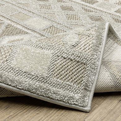 StyleHaven Tierra Global Geometric Mixed Pile Area Rug
