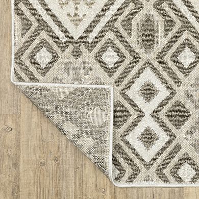 StyleHaven Tierra Tribal Diamonds Mixed Pile Area Rug
