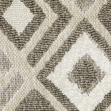 StyleHaven Tierra Tribal Diamonds Mixed Pile Area Rug