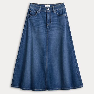 Women's Sonoma Goods For Life® Denim A-Line Midi Skirt