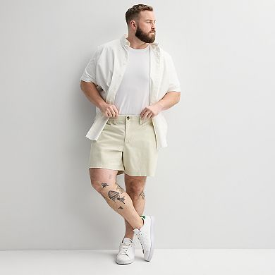 Big & Tall Sonoma Goods For Life® 7-Inch Flexwear Flat Front Shorts