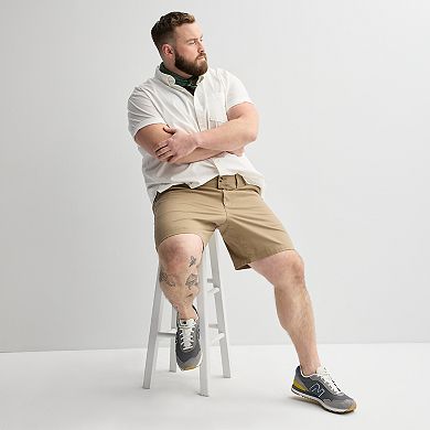 Big & Tall Sonoma Goods For Life® Below-the-Knee Flexwear Flat Front Shorts