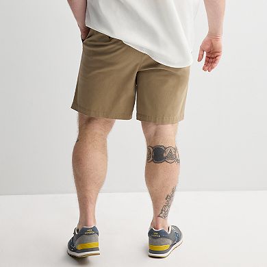 Big & Tall Sonoma Goods For Life® Below-the-Knee Flexwear Flat Front Shorts