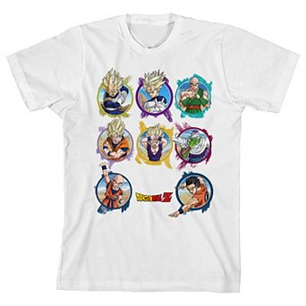 Boys 8-20 Dragon Ball Z Character Short Sleeve Graphic Tee