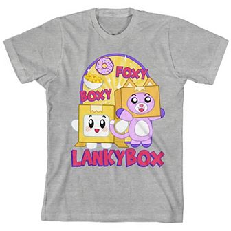 Boys 8-20 Lanky Box Boxy & Foxy Short Sleeve Graphic Tee