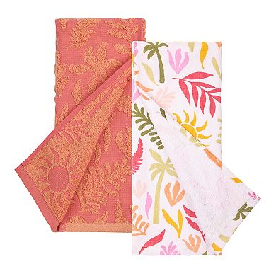 Celebrate Together Summer Palm 2-pack Kitchen Towel Set