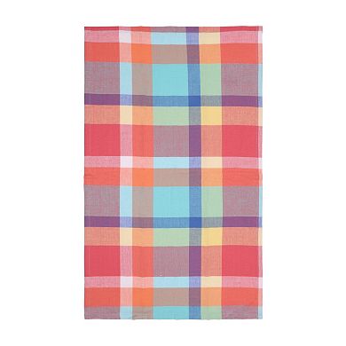 Celebrate Together Summer Bright Plaid 2-pack Kitchen Towel Set