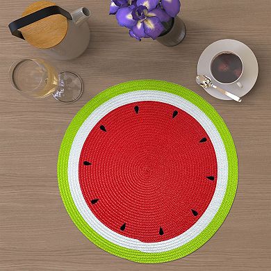 Celebrate Together Summer Fruit Round Placemat 4-piece Set