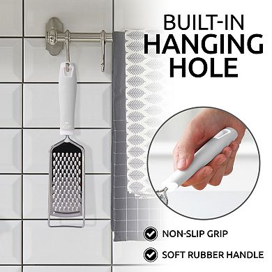 Zulay Kitchen Professional Cheese Grater Stainless Steel