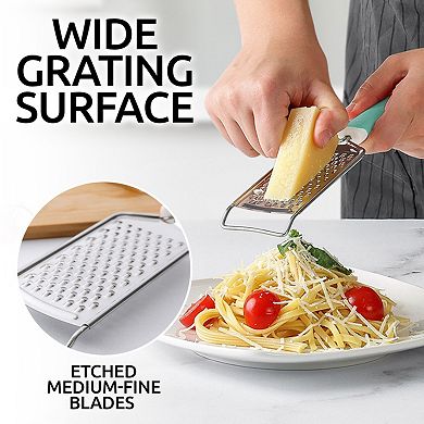 Zulay Kitchen Professional Cheese Grater Stainless Steel