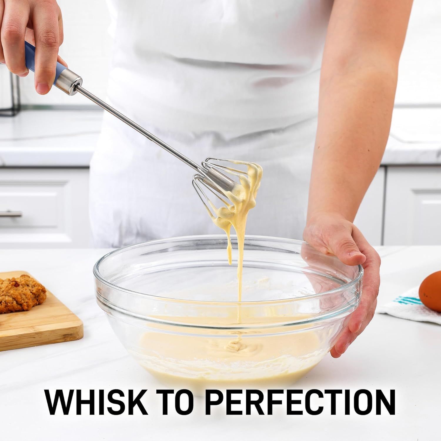 Zulay Kitchen Egg Beater Whisk