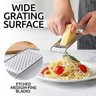 Zulay Kitchen Professional Cheese Grater Stainless Steel