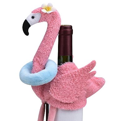 Celebrate Together™ Summer Flamingo Wine Cover