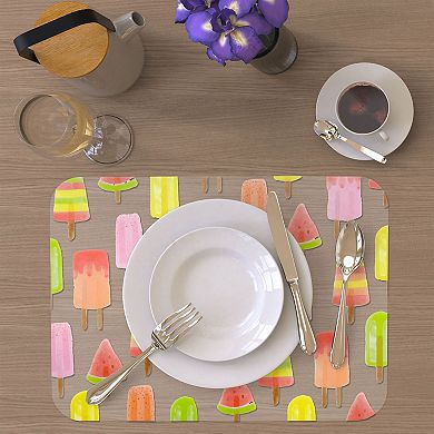 Celebrate Together Summer Popsicle Placemat