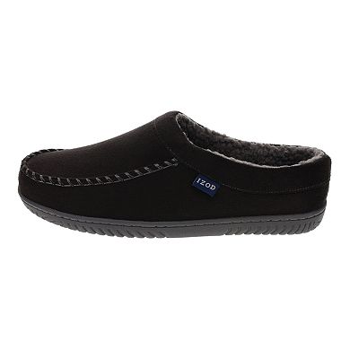 IZOD Men's Knit Clog Slippers