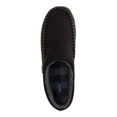 IZOD Men's Knit Clog Slippers