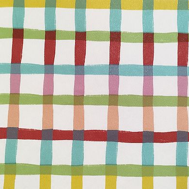 Celebrate Together™ Summer Happy Check Peva Tablecloth