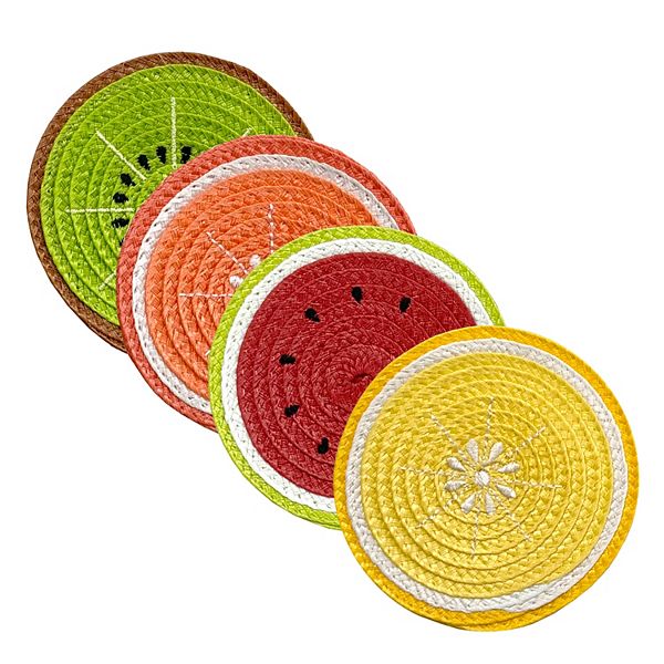 Celebrate Together™ Summer 4-pk. Fruit Slice Coasters - Multi