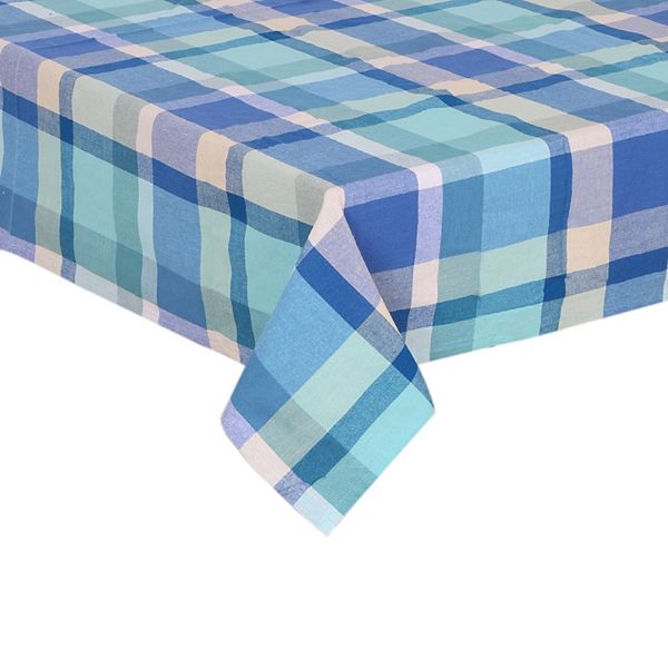 Celebrate Together™ Summer Coastal Blues Yarn Dye Tablecloth - Blue (70" ROUND)