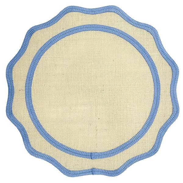 Celebrate Together™ Summer Scallop Jute Placemat - Dark Blue