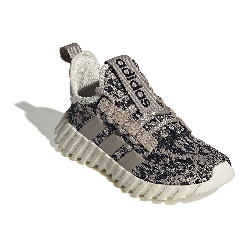 adidas Kaptir Flow Kids' Running Shoes, Boy's, Size: 11, Vapour Gray Black