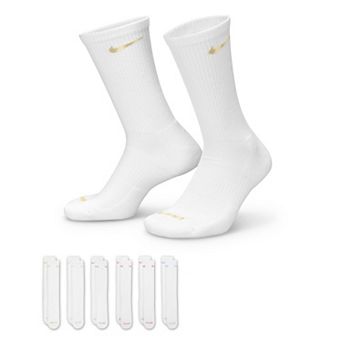 Women's Nike Everyday Plus Cushioned Training 6-Pack Crew Socks