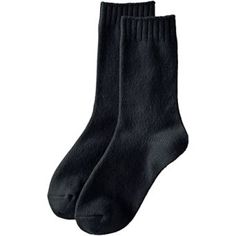 Womens Lands' End CashTouch Crew Socks