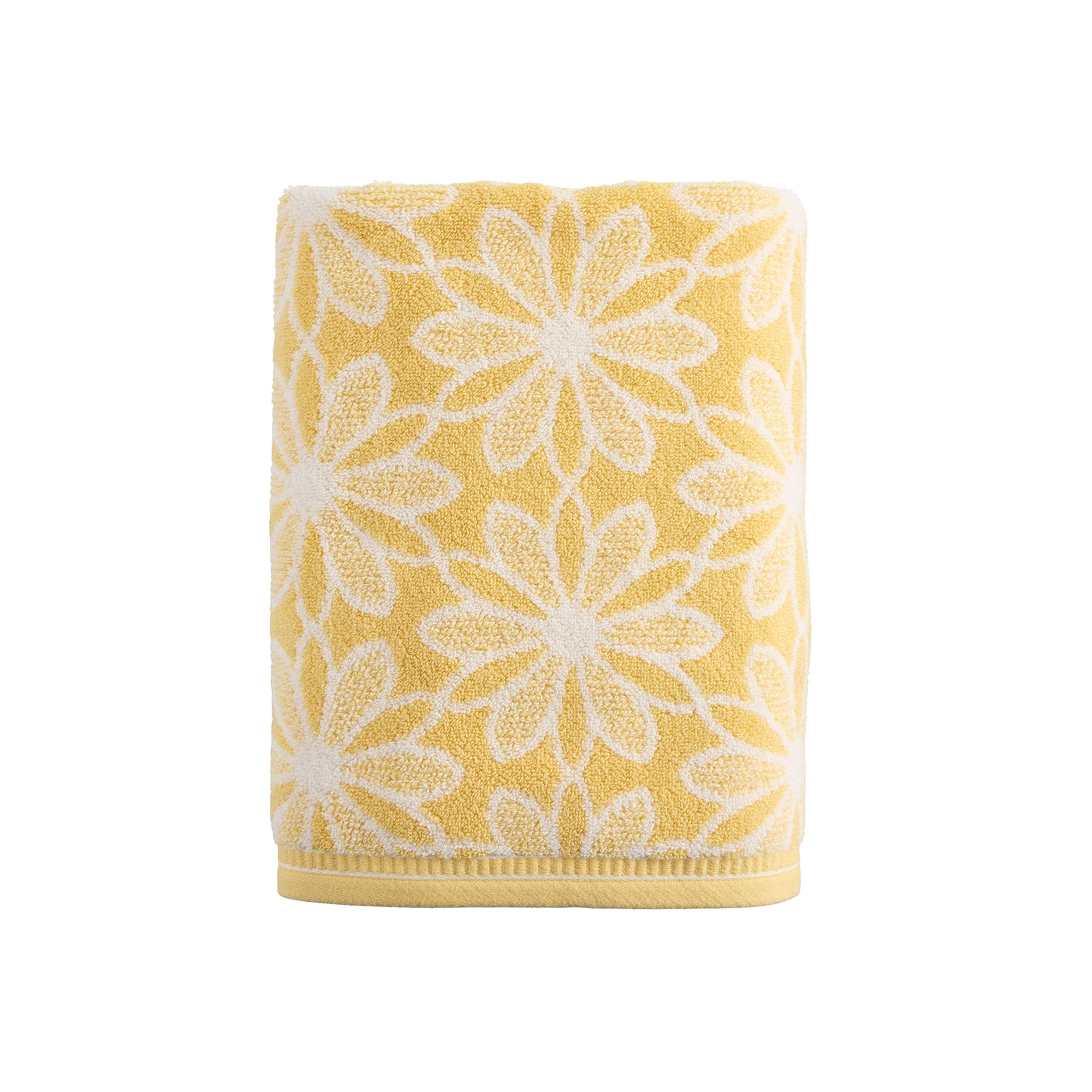 Caro Home Kaleidscope Bath Towel, Honey Blossom