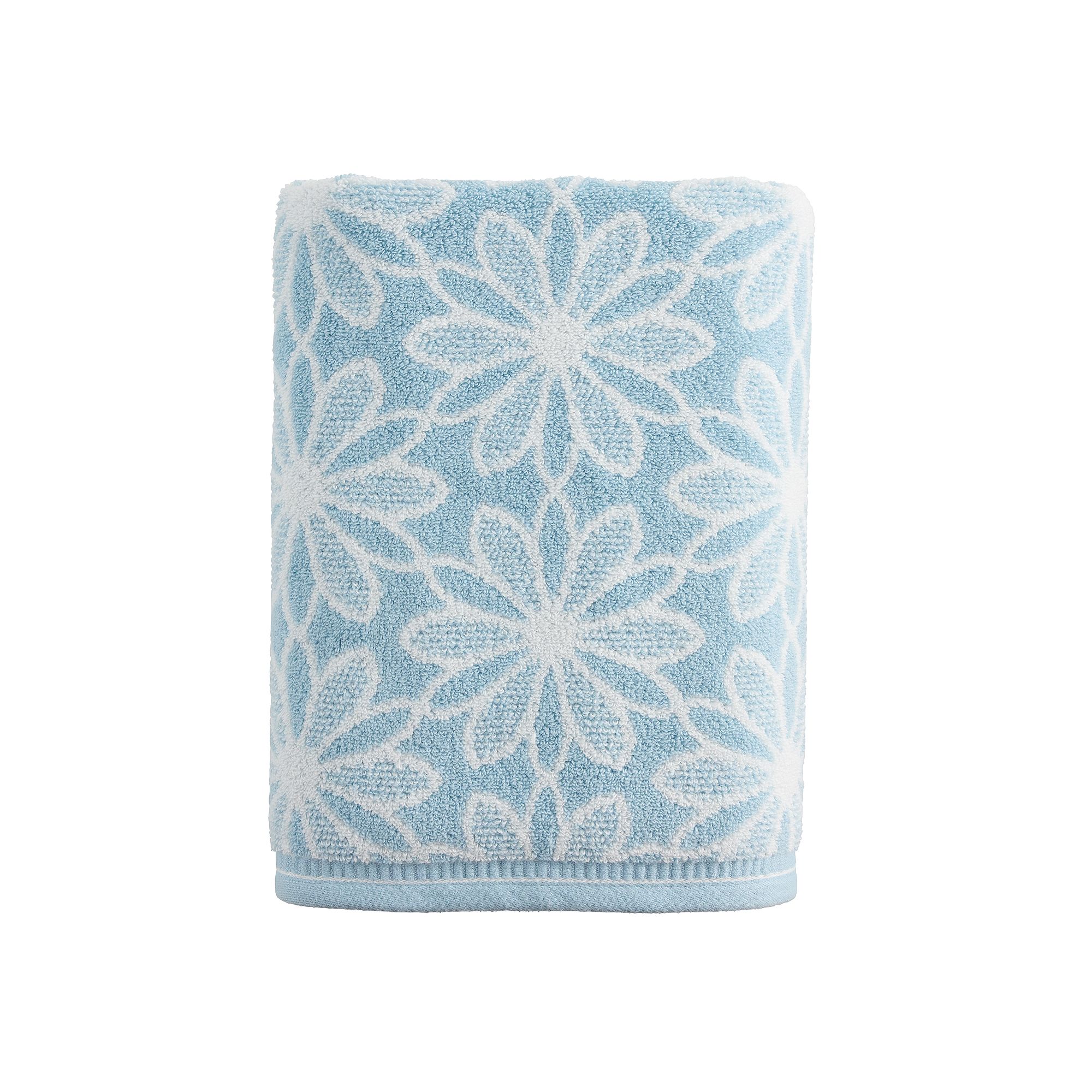 Caro Home Kaleidscope Bath Towel, Stream