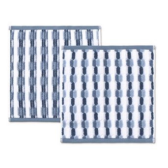 Caro Home Mosaic Bath Towel, 2 pk Hand Towel or 2 pk Wash Cloth