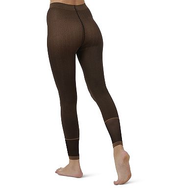 Women's Spunky Herringbone Fashion Footless Tights