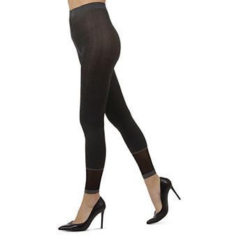 Women's Spunky Herringbone Fashion Footless Tights