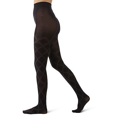 Women's Feminine Diamond Fashion Tights